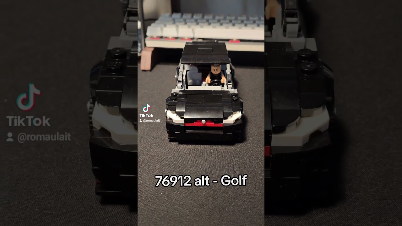 Lego 76912 alt build - Volkswagen golf #lego #car #tutorial #golf #volkswagen