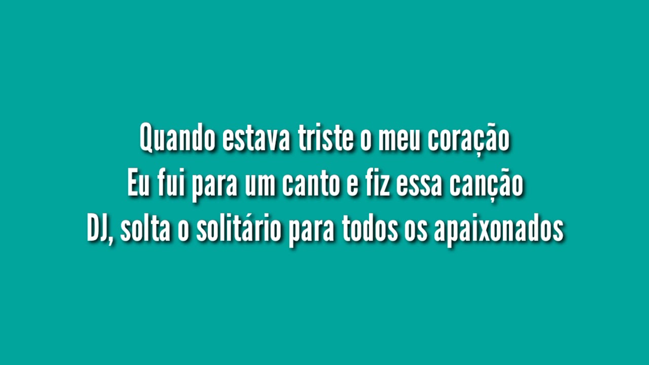 Rap do Solitário / Legendado