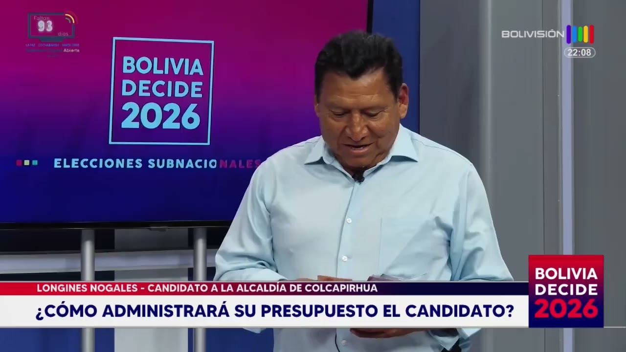 Bolivia Decide 2026 – Cochabamba 26 febrero 2026