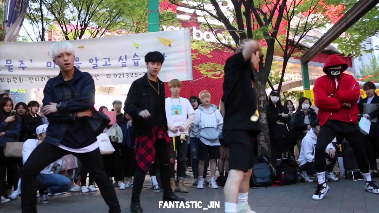 160423 DOB Hongdae BTS - Danger 디오비 홍대공연 방탄소년단 - Danger
