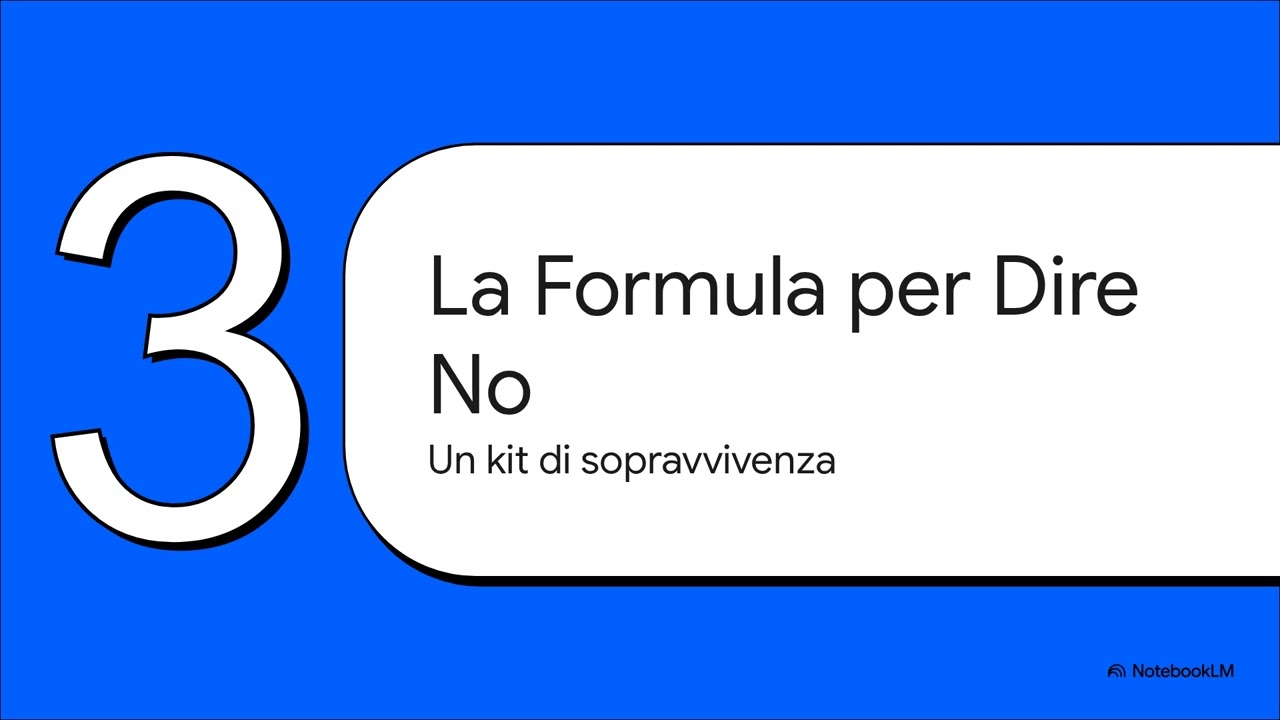 Il Potere di Dire No