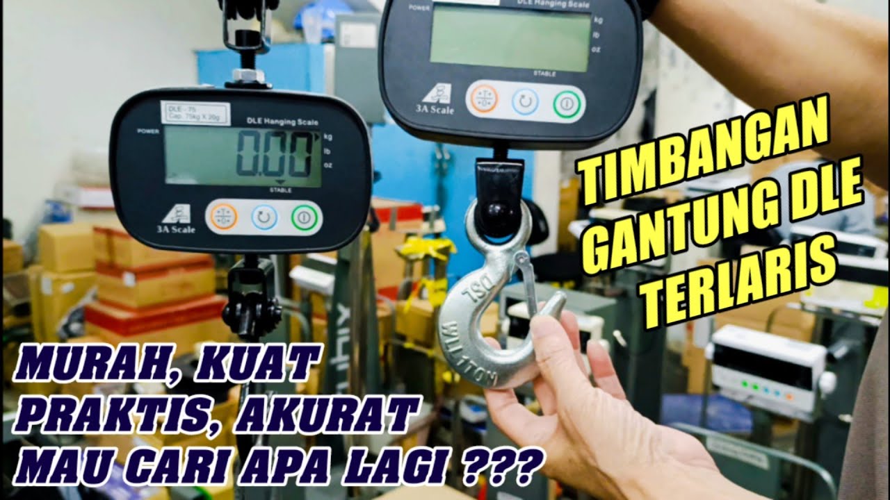 TIMBANGAN DIGITAL TERBAIK‼️ TIMBANGAN GANTUNG ELEKTRONIK DIGITAL DLE HARGA TERBARU TERMURAH TERLARIS