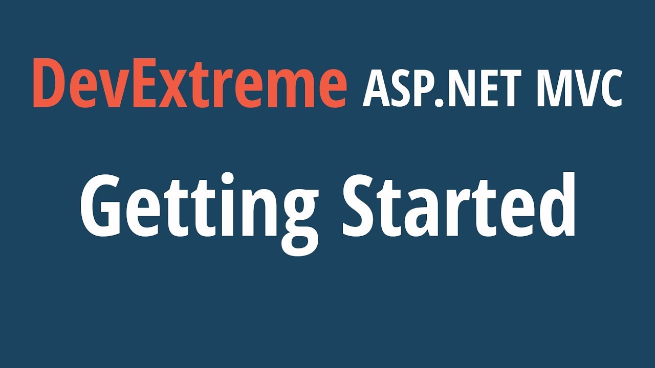 DevExtreme ASP.NET MVC: Getting Started