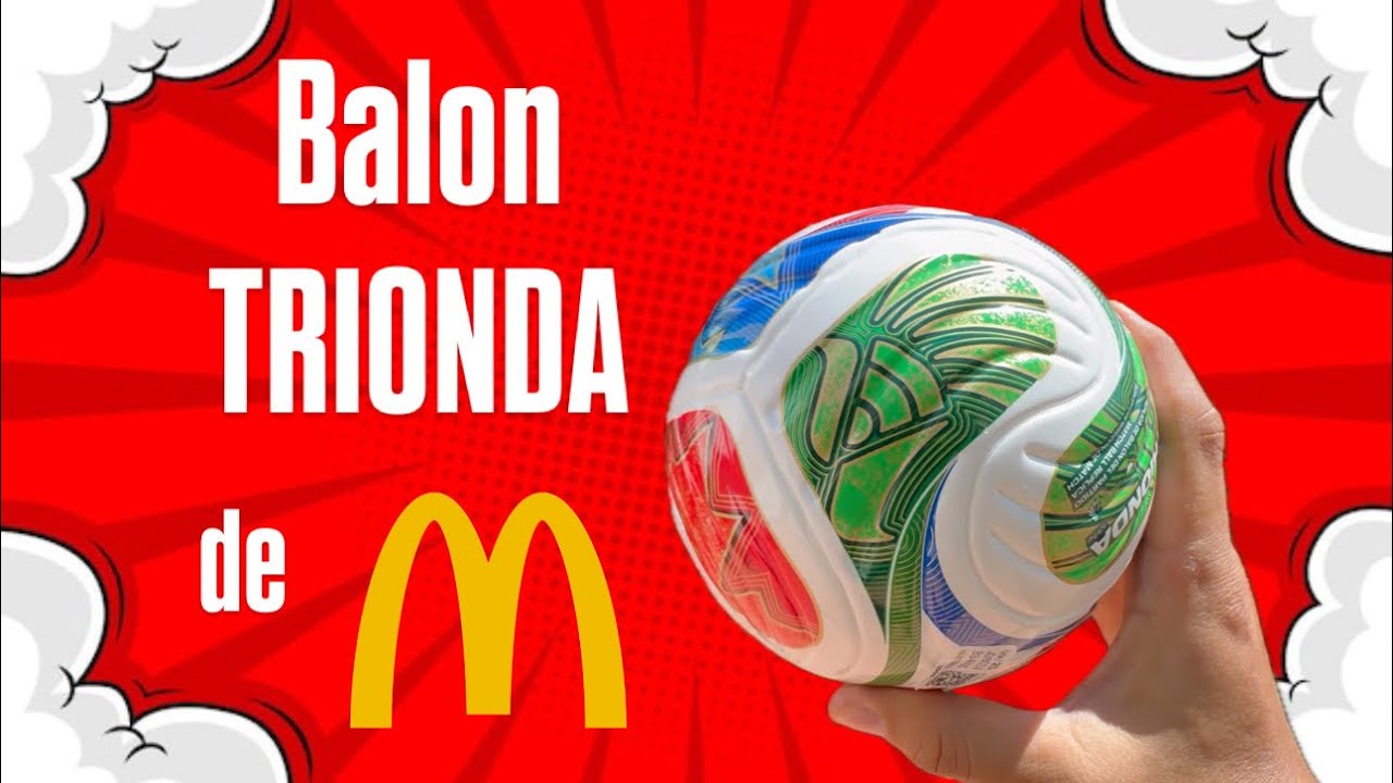 Balón trionda mundial FIFA 2026 de @mcdonaldsmexoficial