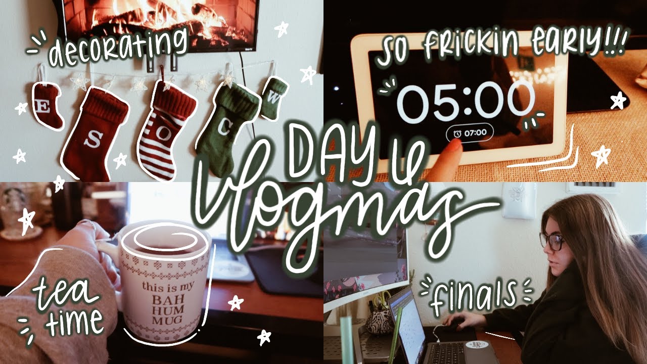 Vlogmas Day 6 | All nighter finals
