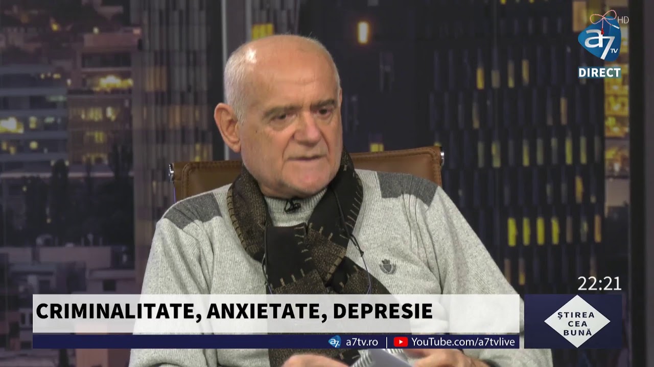 PROVOCAREA CONTEMPORANĂ: CRIMINALITATE, ANXIETATE, DEPRESIE - PROF. UNIV. DR. TUDOREL BUTOI