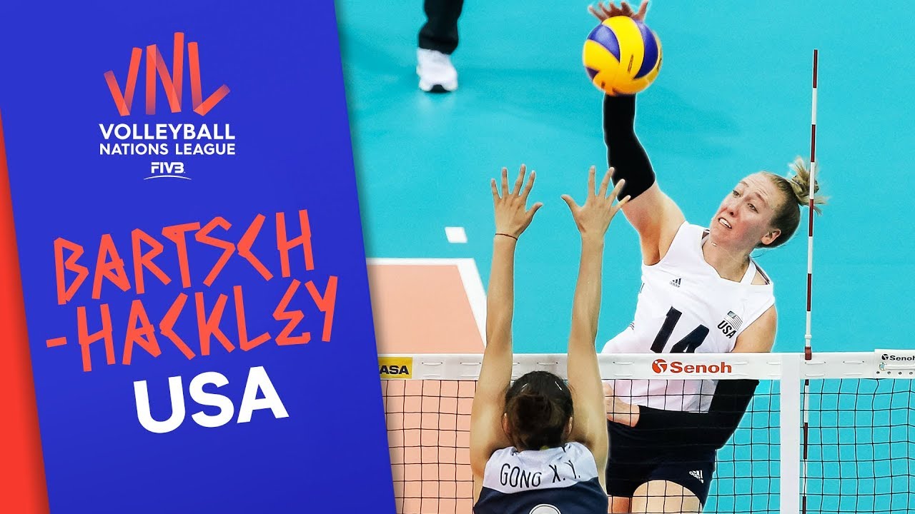 Michelle Bartsch-Hackley strikes fear into her opponent | VNL Stars | Volleyball Nations League 2019
