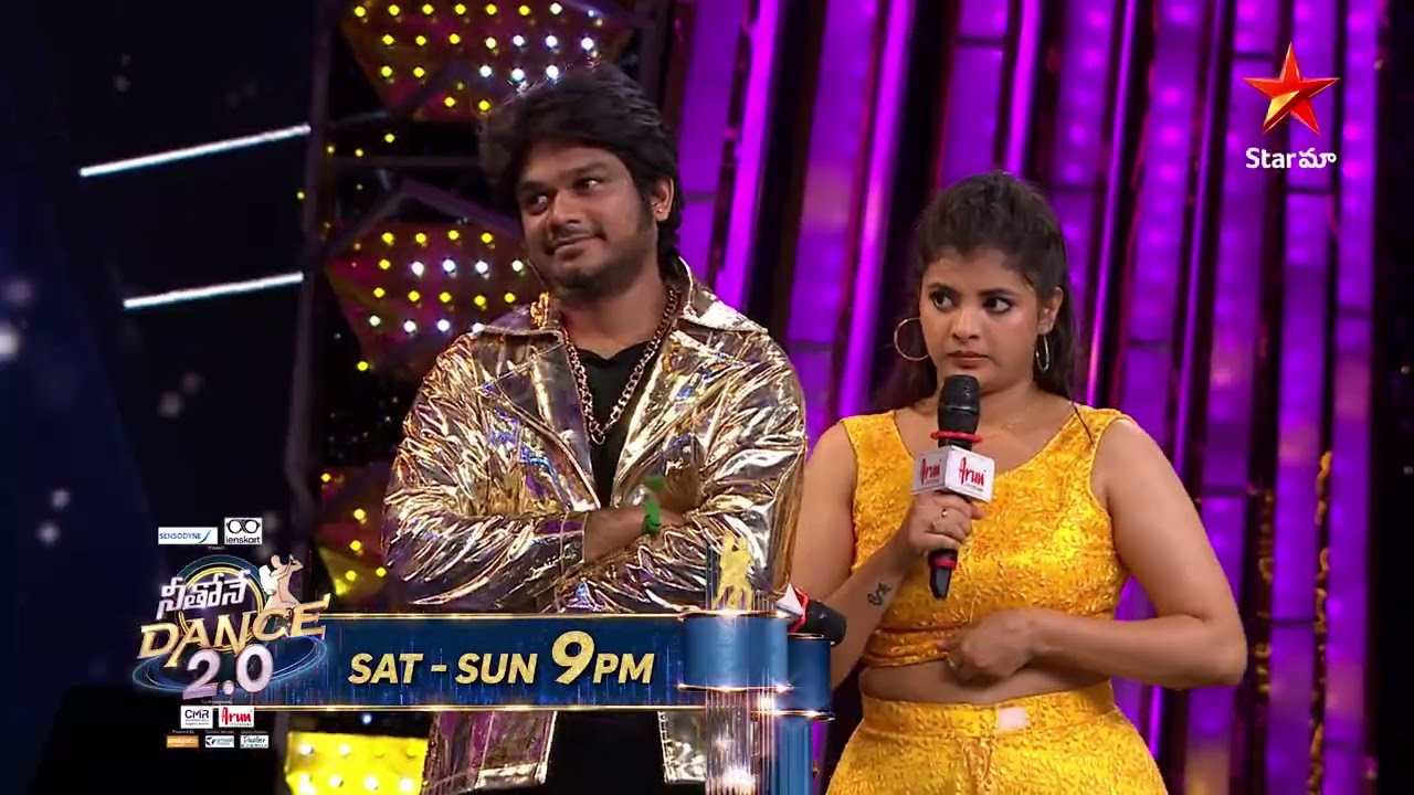 Neethone Dance 2.0 - Promo | Britto & Sandhya | Super Star Round | Sat & Sun at 9 PM | StarMaa