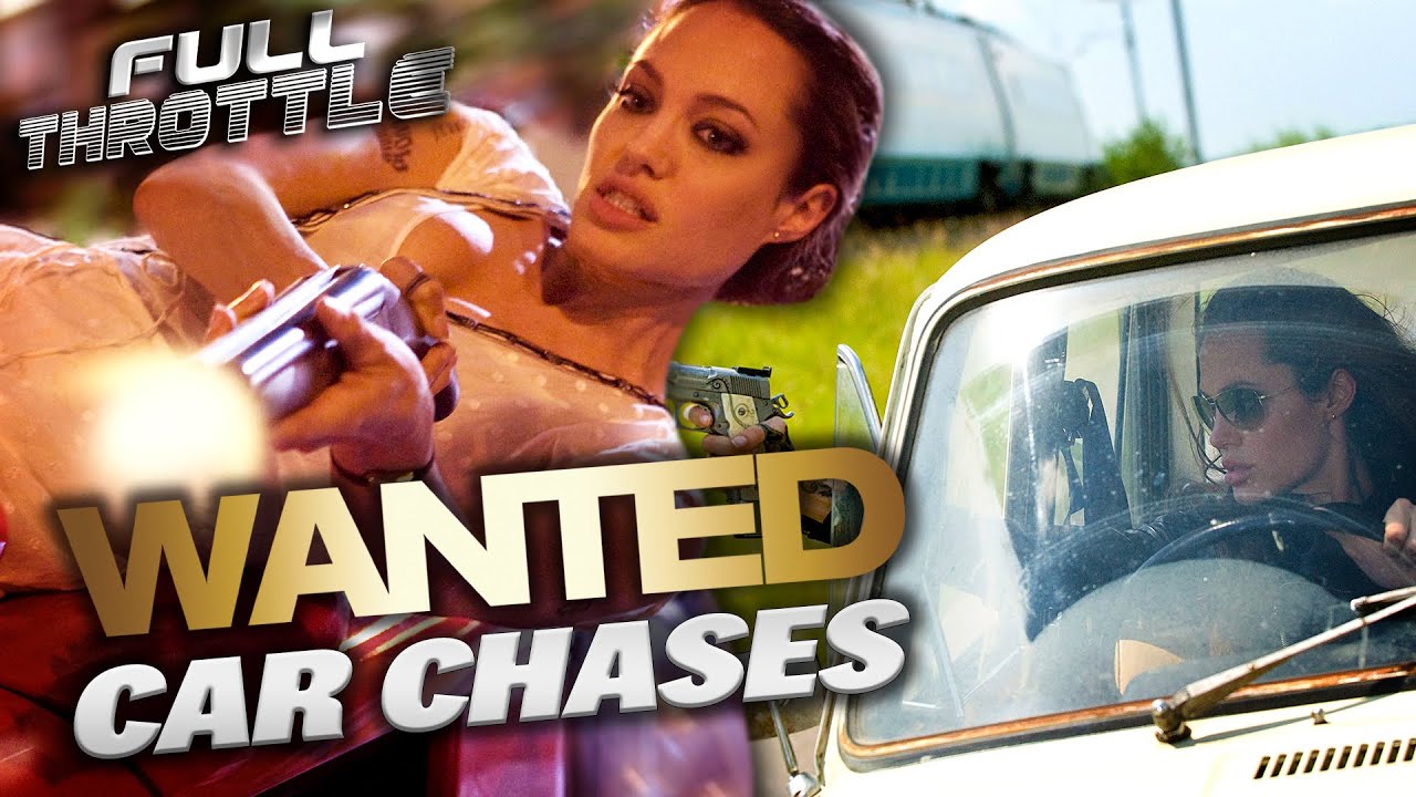All The Car Chase Scenes In Wanted (2008) | Full Throttle