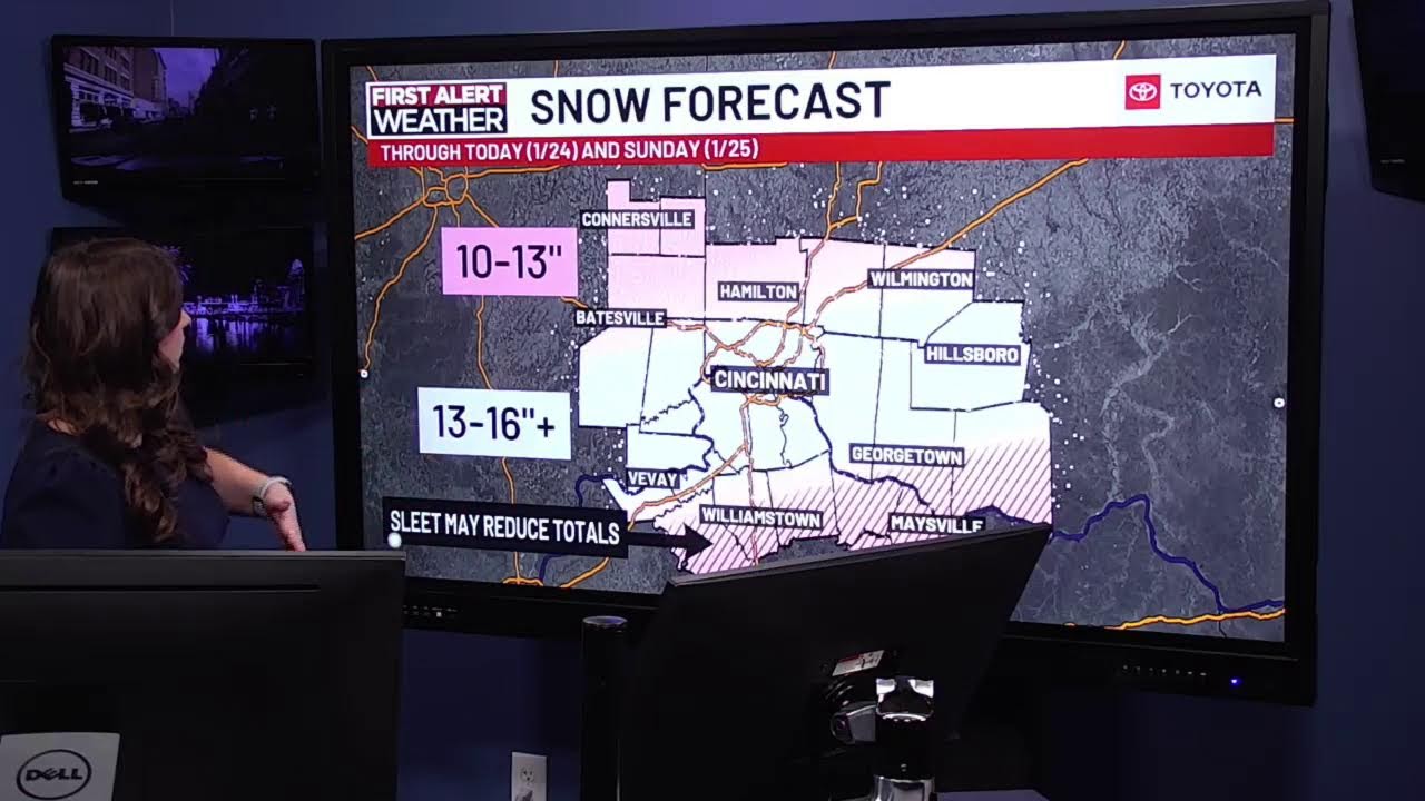 FIRST ALERT Winter Storm - Saturday 8:30pm Live FIRST ALERT Update with Meteorologist Anna DuVall