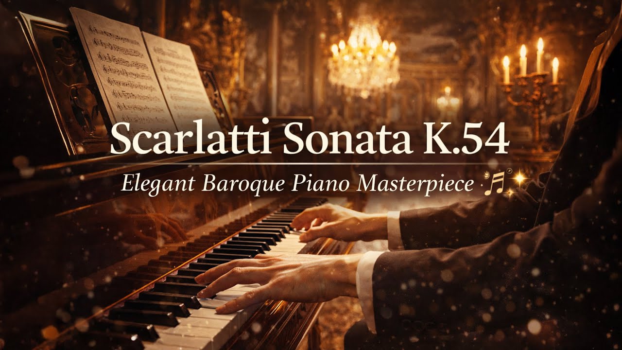Scarlatti Sonata K.54 – Elegant Baroque Piano Masterpiece 🎶✨
