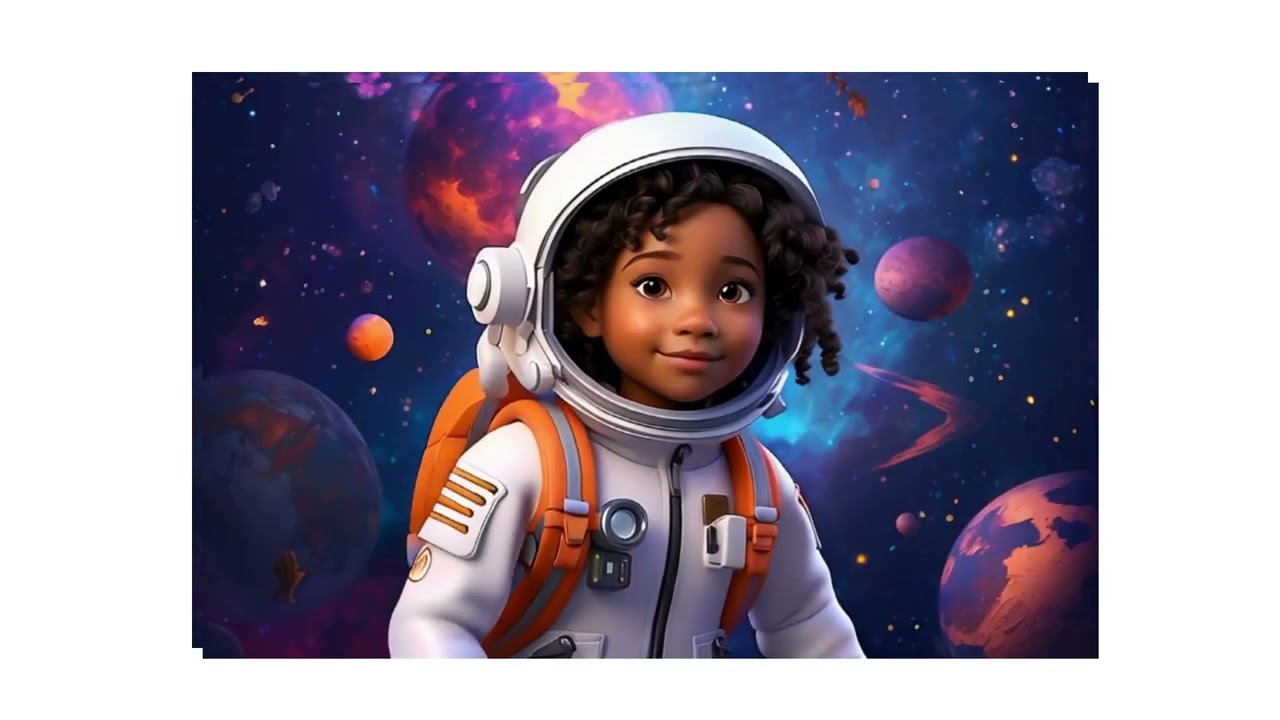 Mya Pretends To Be An Astronaut