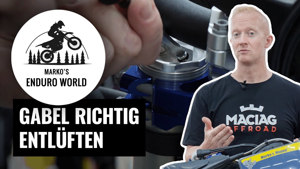 MX Enduro Federgabel entlüften - Fahrwerk einstellen 3 | #43 | Marko's Enduro World