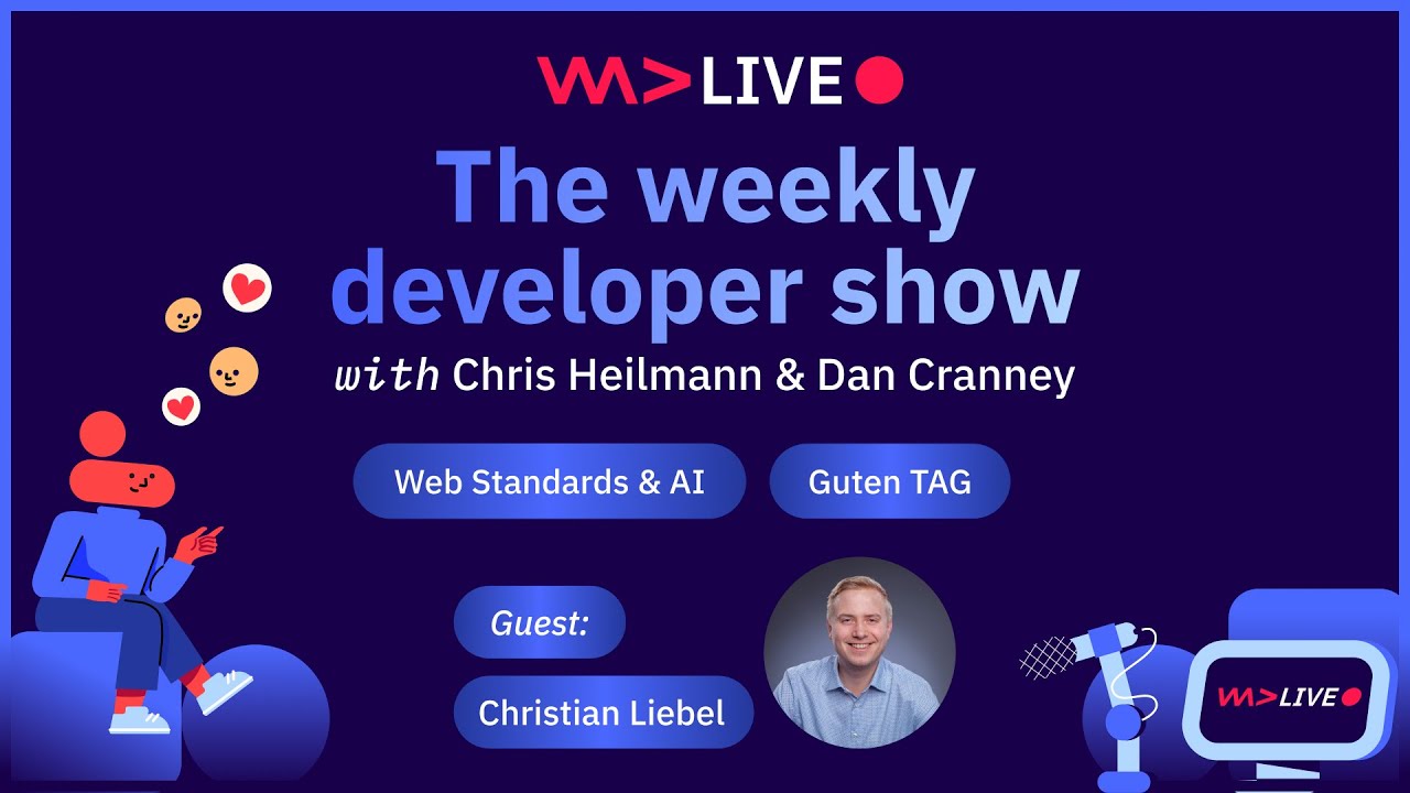 WeAreDevelopers LIVE &ndash; Guten TAG, Web Standards, AI and more