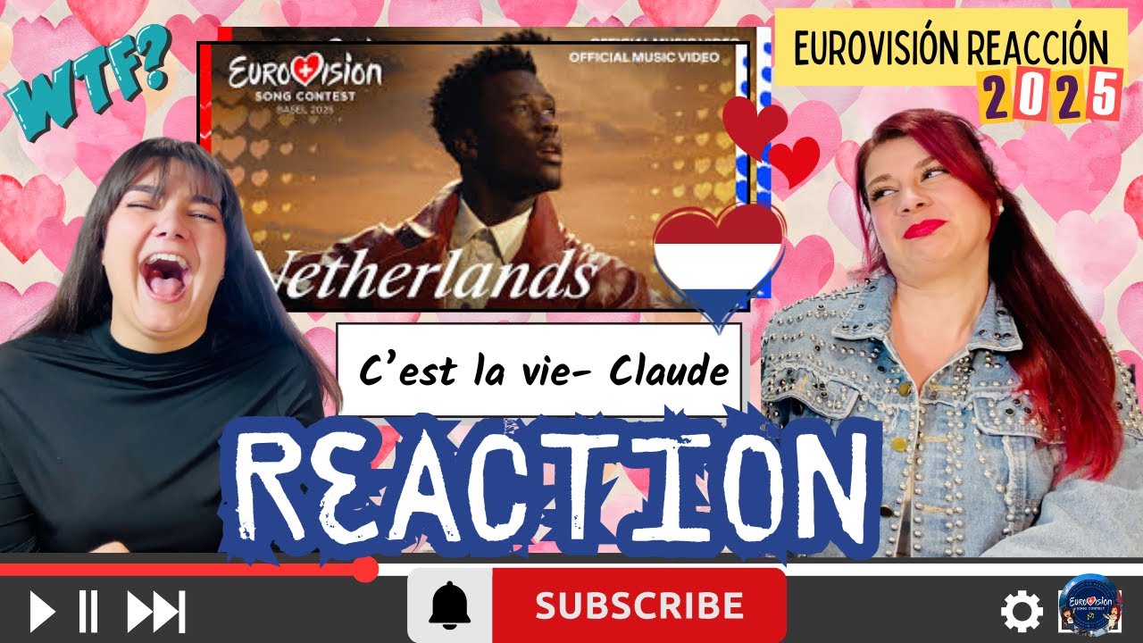 ¡QUÉ LOCURA EL FINAL! Reacción a Países Bajos(NETHERLANDS) Eurovisión 2025 🎭CLAUDE| C'EST LA VIE