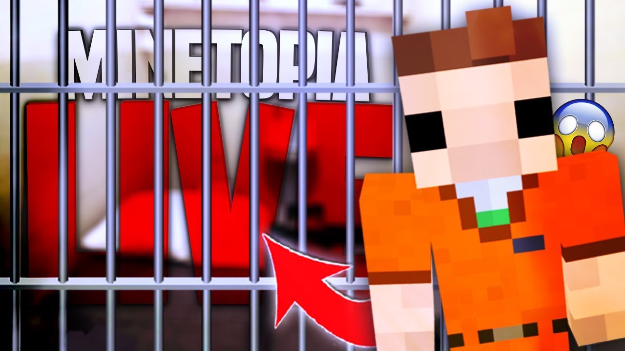 ONTSNAPPEN uit de PRISON!! MINETOPIA LIVE 😱