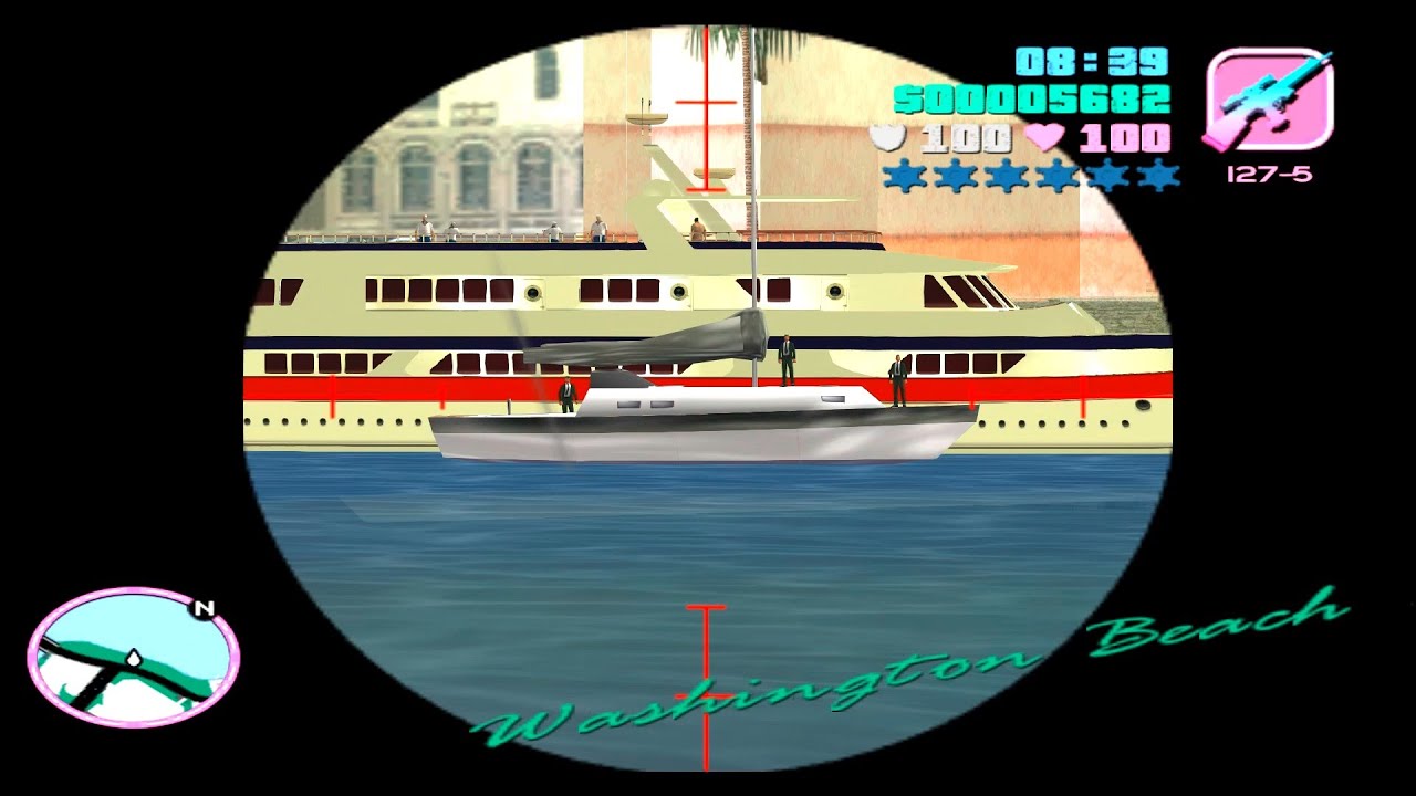 the developers didn't think you'd try this in GTA Vice City