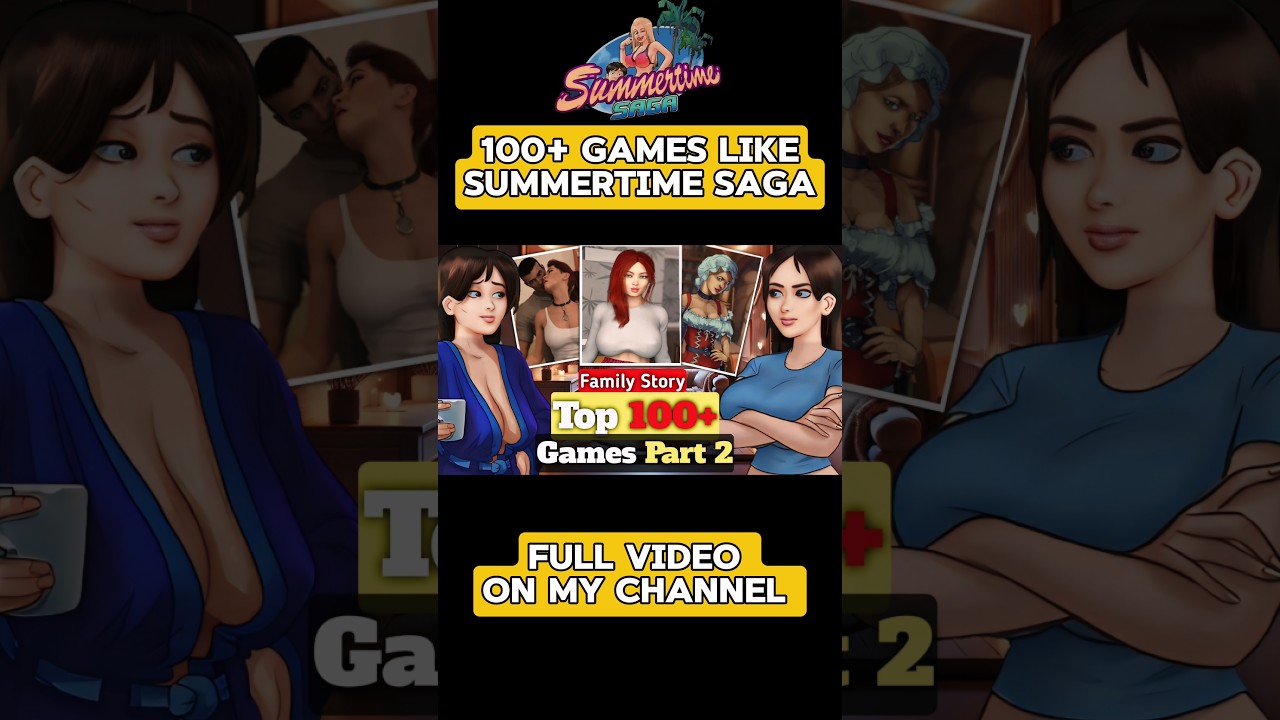 Top 5 Games like summertime saga 2024 #shorts #summertimesaga