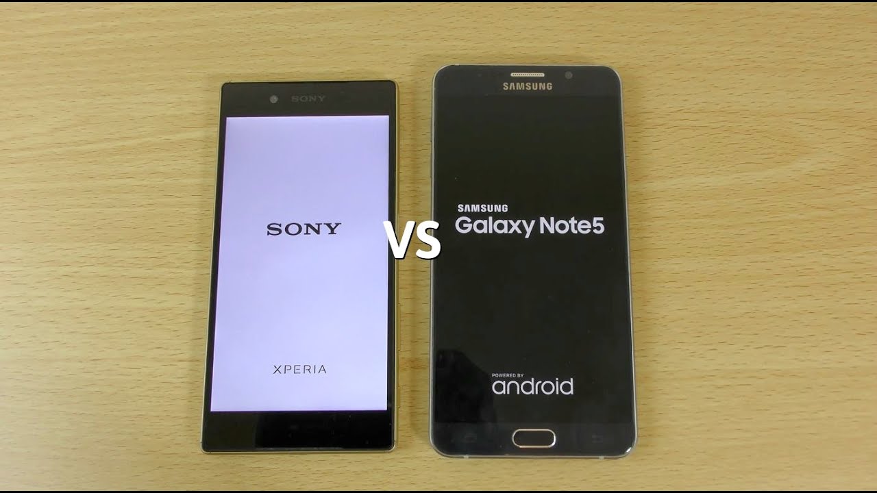 Sony Xperia Z5 VS Galaxy Note 5 - Speed and Camera Test!