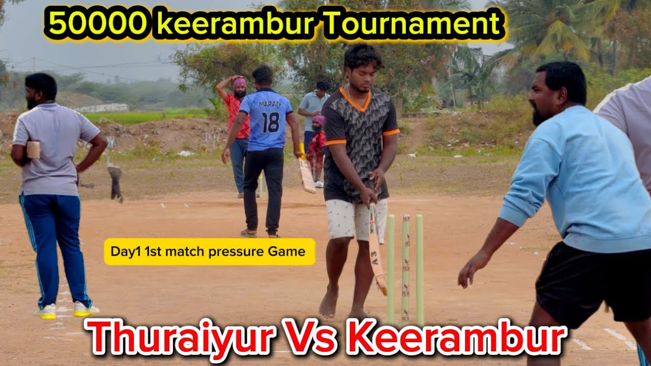 One Ball One Winner 🏆 1st match 50k Tournament Keerambur Day1 Round 1 Final Delivery Frenzy 