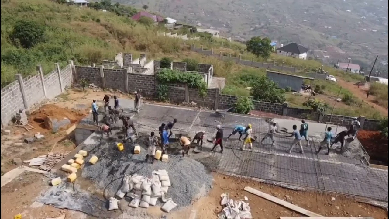 Building A House In Sierra Leone Foundation Part 6