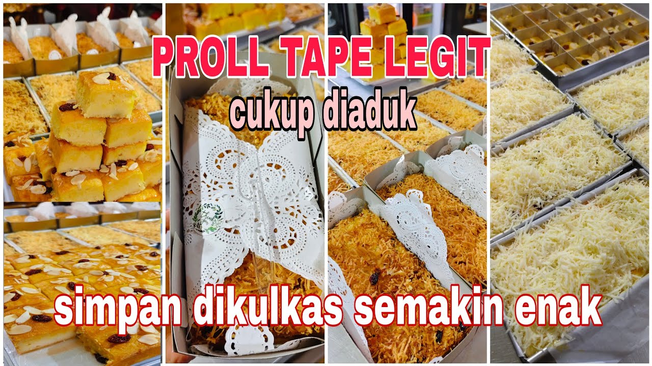 Cara mudah membuat proll tape legit cuma diaduk,no SP. no BP. dijamin berhasil mengembang