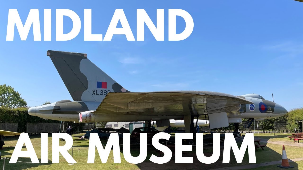 Climbing Inside the Vulcan bomber cockpit & tour of the midland air museum #aviation #travel #viral