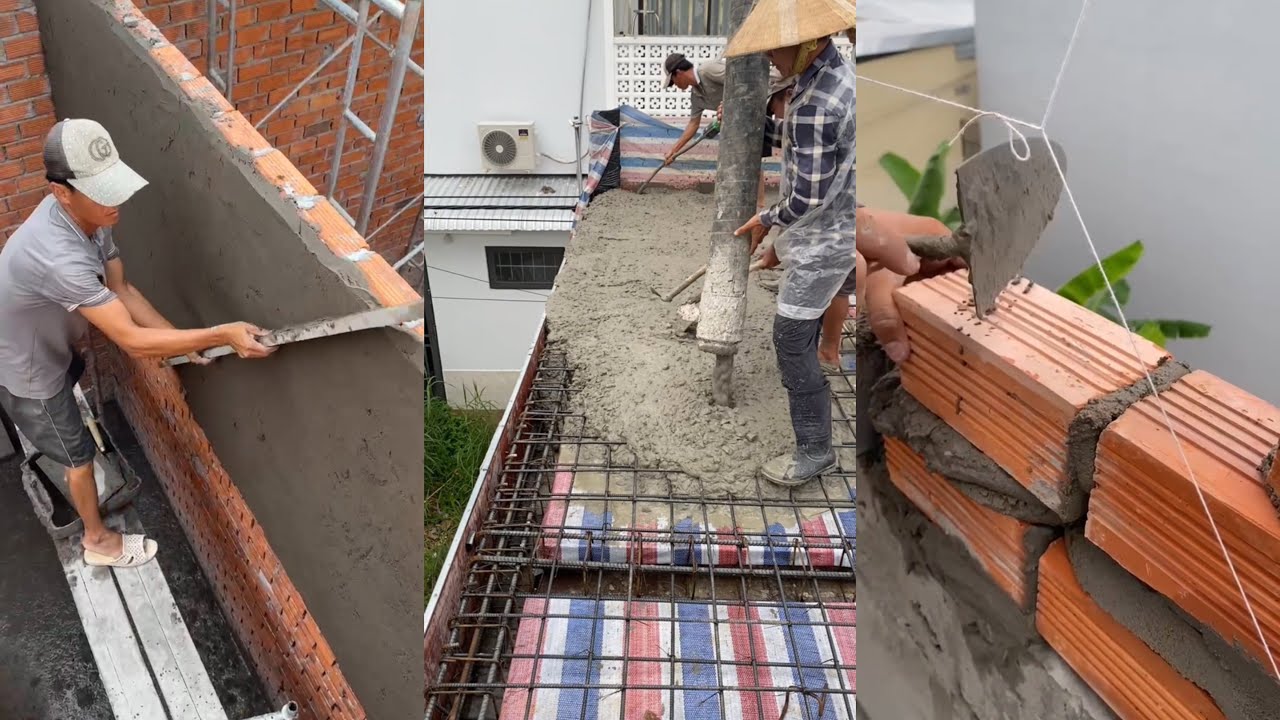 Collection of videos about the process of building a house P7 