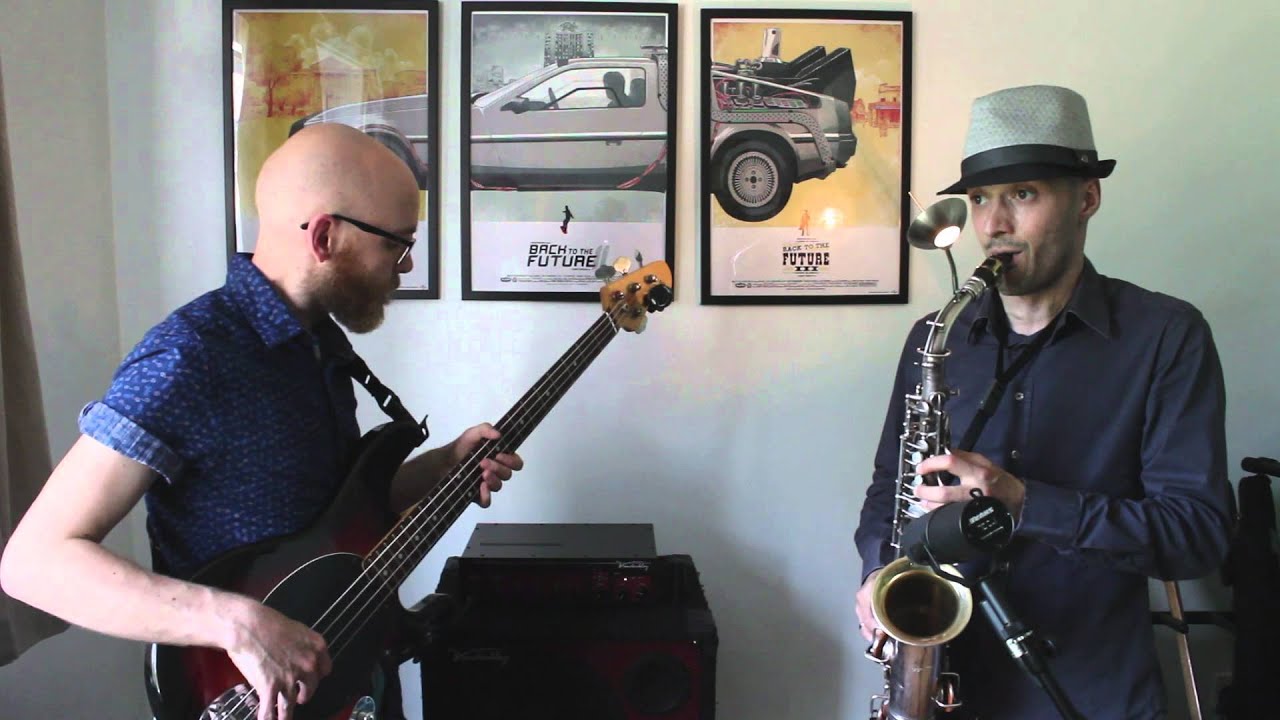 'Spain' bass & sax cover - Huw Foster & Adriano Rossetti-Bonell (Chick Corea cover)