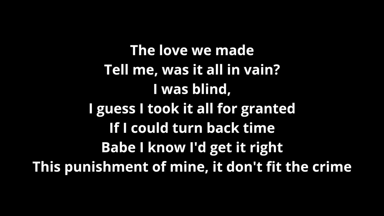 Crazy Lixx - blame it on love - karaoke
