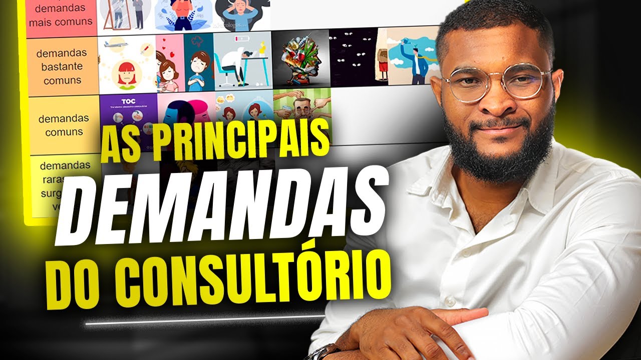 AS PRINCIPAIS DEMANDAS QUE LEVAM ÀS PESSOAS A BUSCAR TERAPIA