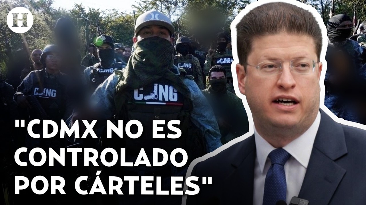 &iquest;CDMX a salvo de los c&aacute;rteles? Pablo V&aacute;zquez niega control territorial de narcos en la capital