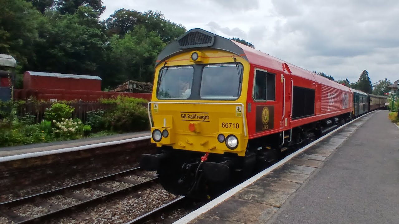 Bluebell Railway RAILWAY 200 with visiting CLASS 66 66710         27/7/25