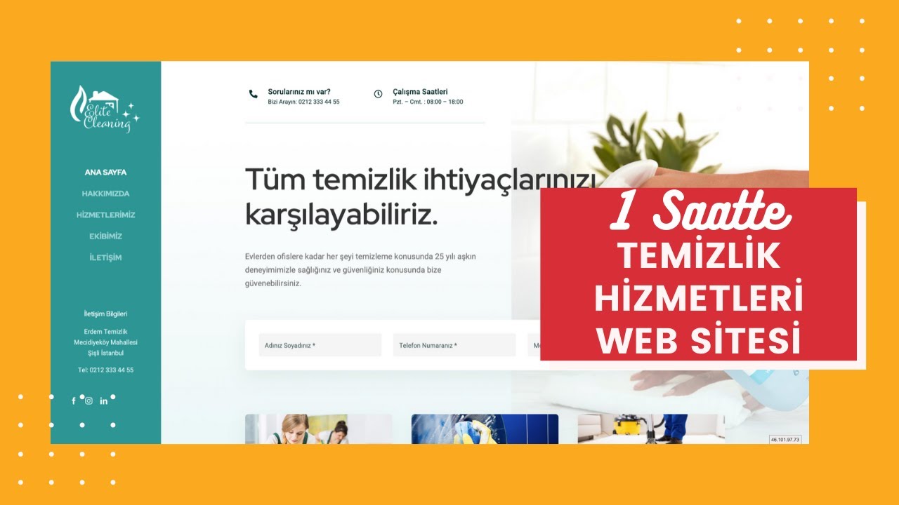 Wordpress - Avada Teması İle Temizlik Hizmetleri Web Sitesi Yapıyoruz
