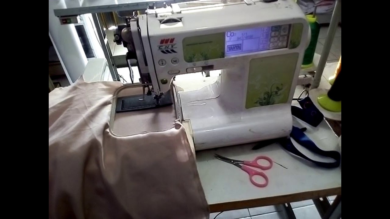 Cara bordir papan nama timbul 3D dengan mesin bordir portable CNY e900 Wilcom