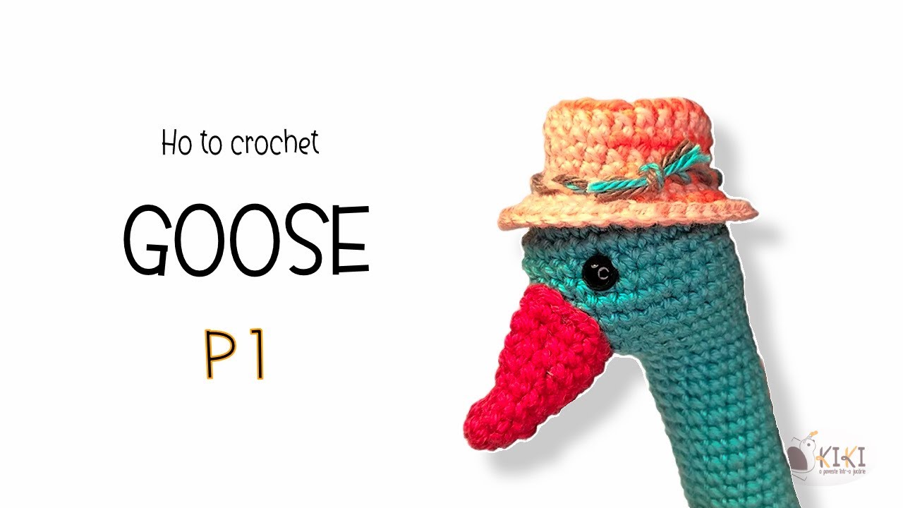 How to crochet a Goose - Cum sa crosetezi un Gascan_P1-Head