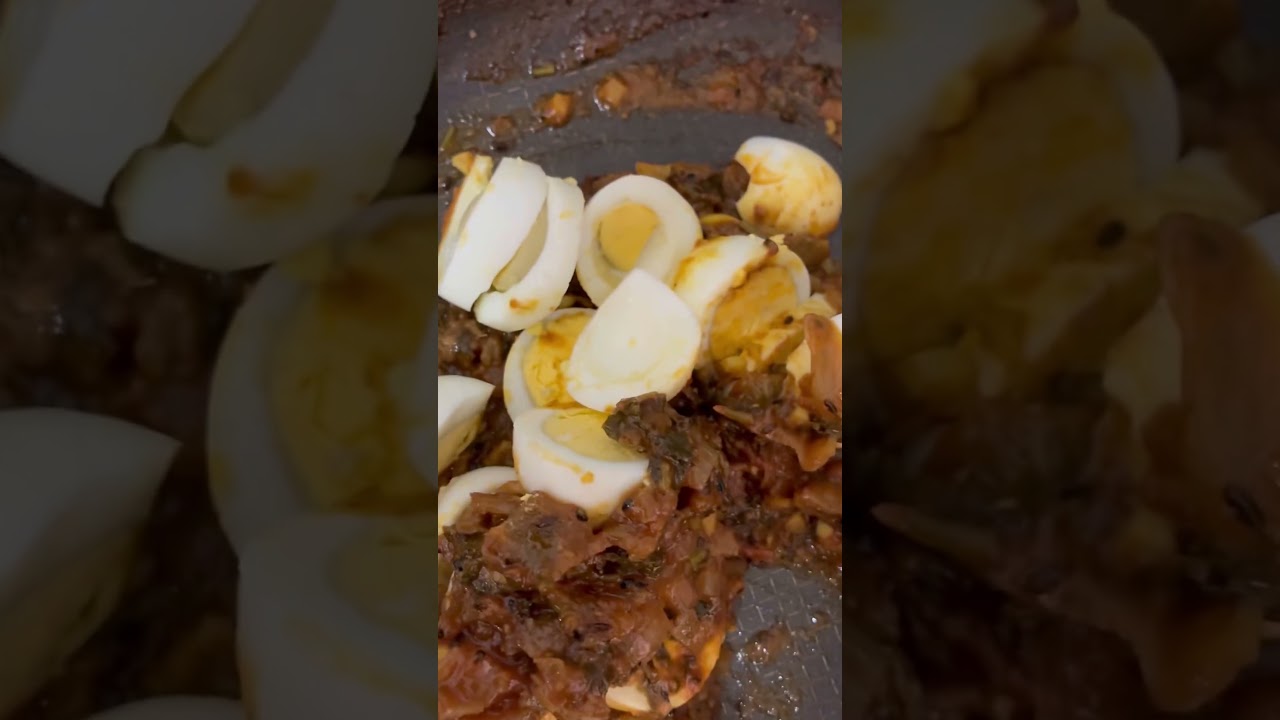 Ublay Anday Ka Salan (Boiled Eggs Curry) Slightly Spicy, Indian, Pakistan, Bangladeshi food Recipe.