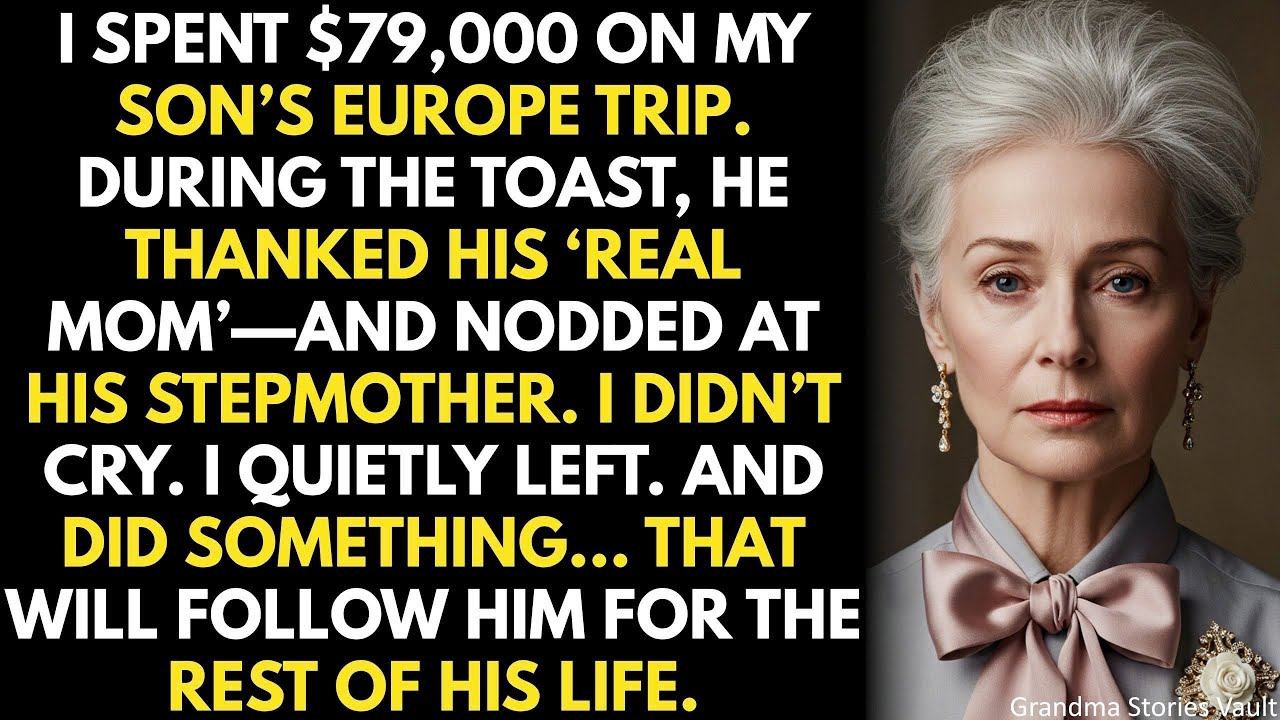 I spent $79,000 on our Europe trip. My son thanked his ‘REAL MOM’. I just smiled and walked away