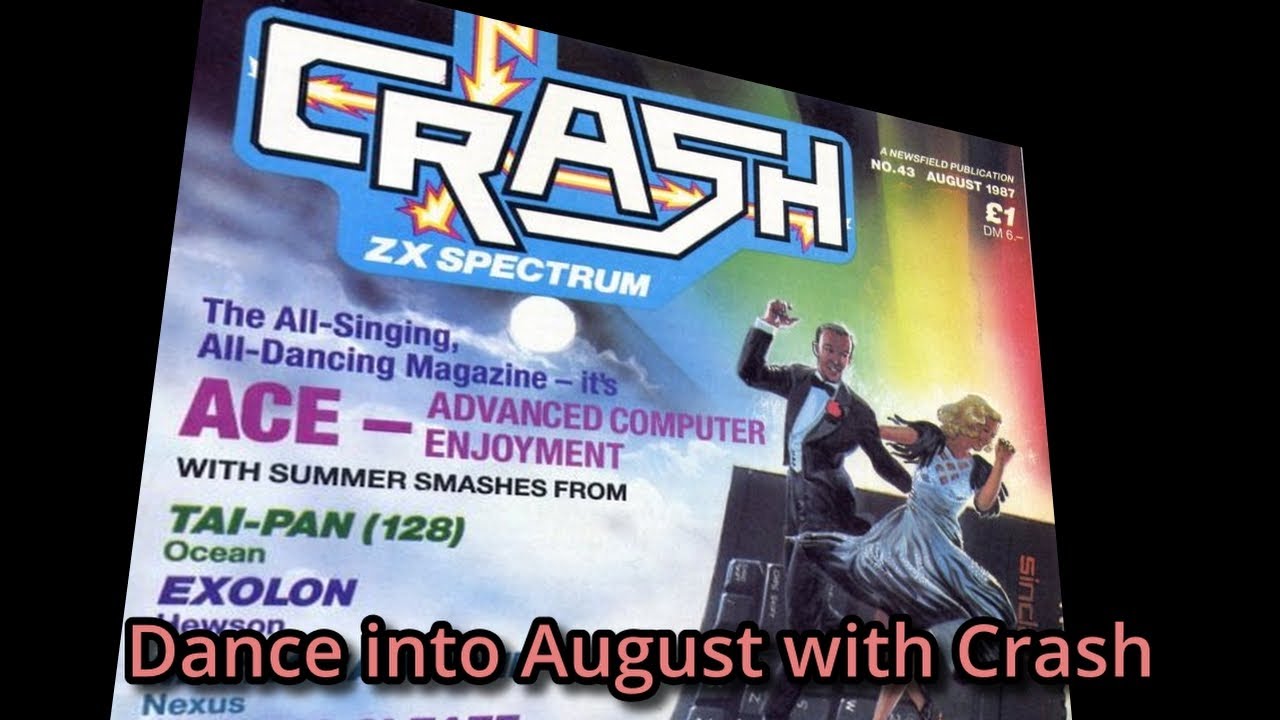 Crash Issue 43 — 10 лучших игр для ZX Spectrum за август 1987 года