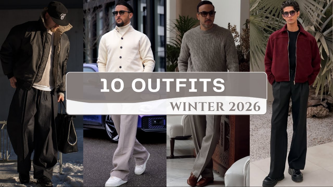 10 Latest Outfits for Men | Winter 2026 Fashion
