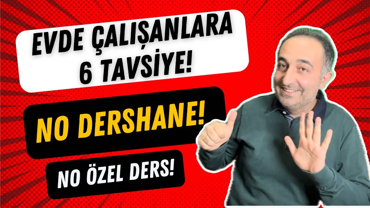 Dershaneye Gitmeden Evde Nasıl Çalışılır? LGS ye Nasıl Hazırlanılır? Sınav Kazanılır mı?