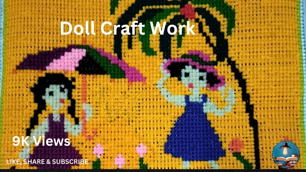 Plastic Canvas Mat Design |👌🙏👍