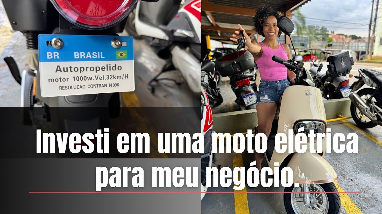 Minha moto scooter elétrica sem placa e sem CNH