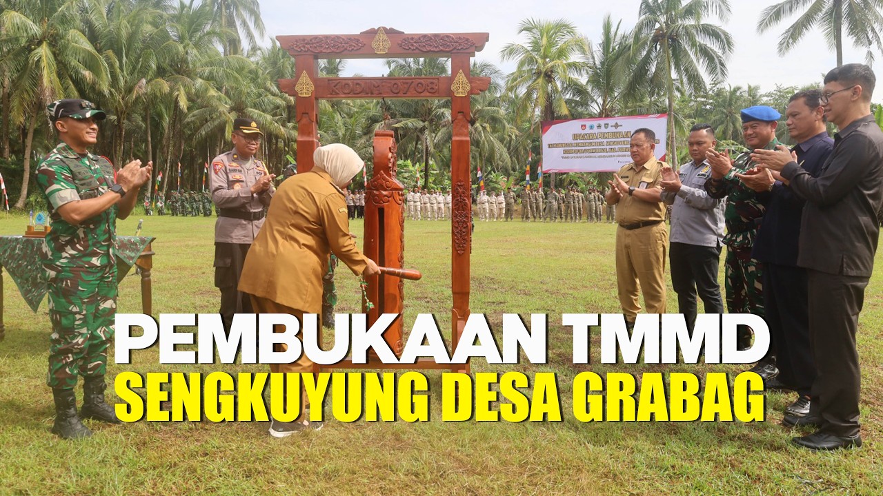 BUPATI PURWOREJO BUKA TMMD DI DESA GRABAG