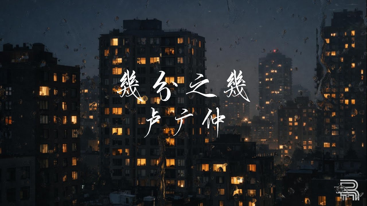 几分之几 – 卢广仲 (R&B)｜「这座城市 只亮了一半」｜【Dynamic Lyrics】