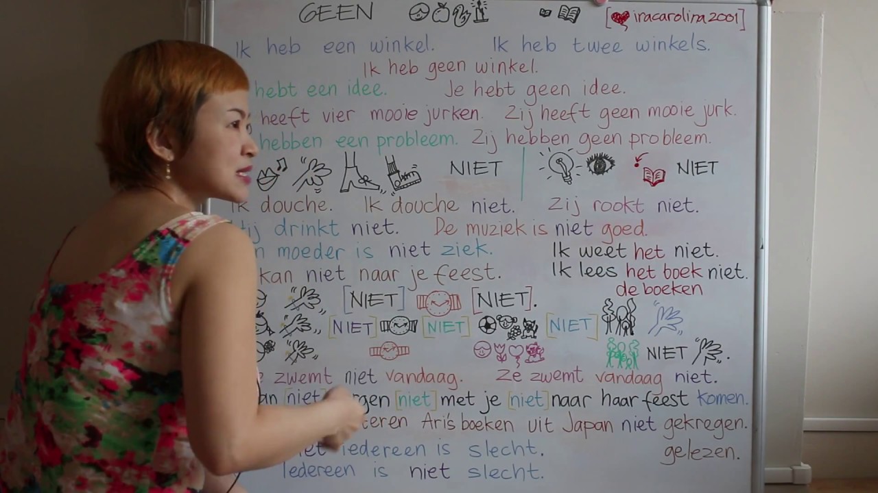 BELAJAR BAHASA BELANDA #35 BUKAN TIDAK - GEEN vs NIET