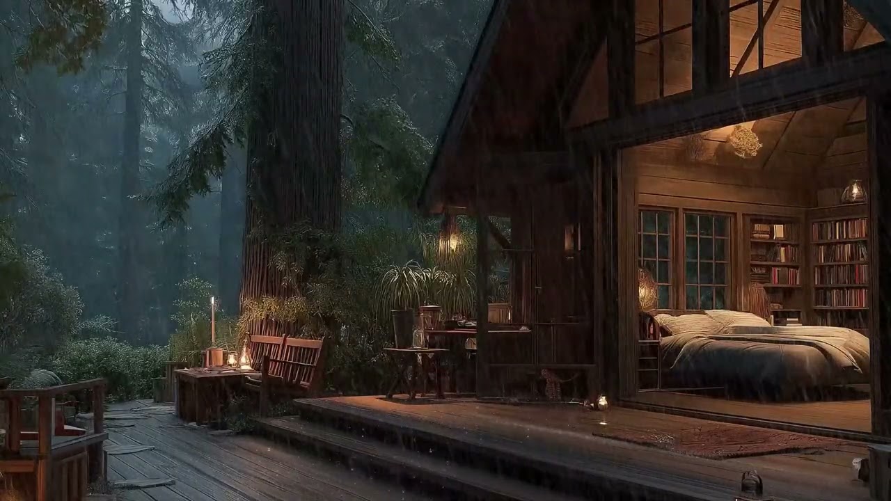 Natural Forest Rain Sounds for Insomnia Relief | Calm Your Mind and Sleep Deeply All Night Long