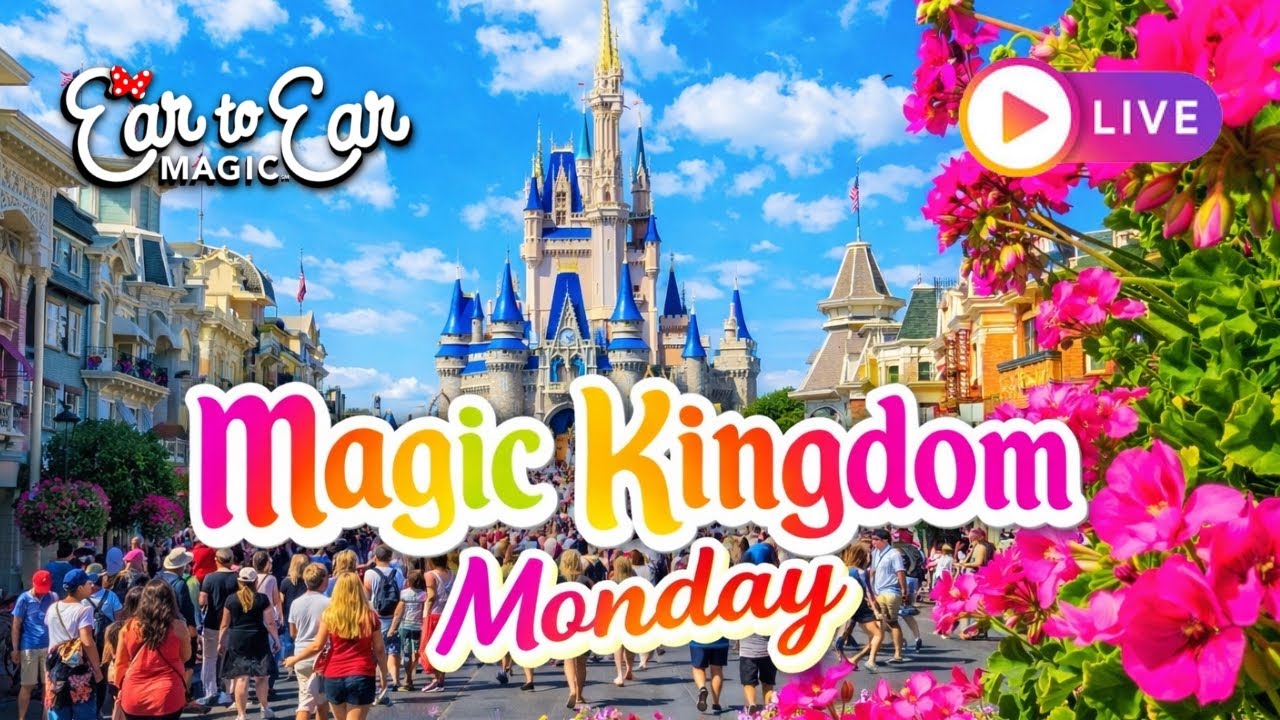 🔴 LIVE - Magic Kingdom Monday Disney Live Stream 08.03.2026