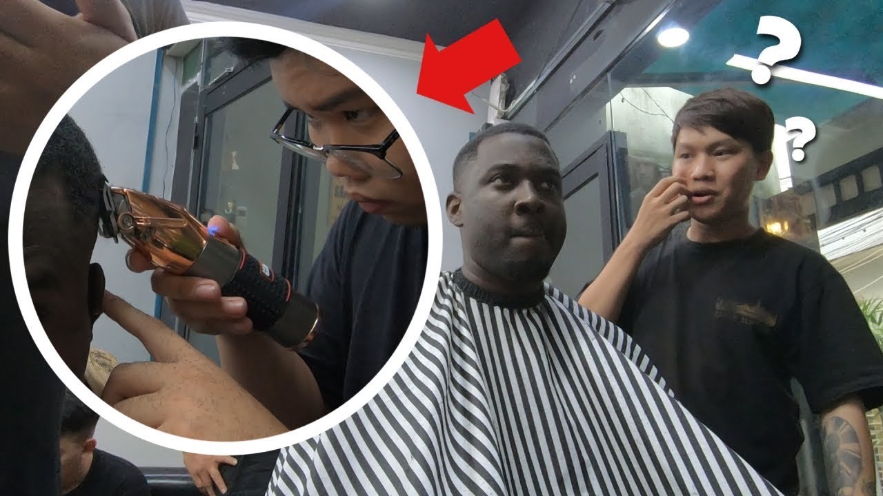 A Black Man's Shocking Visit to a Barbershop in Vietnam!