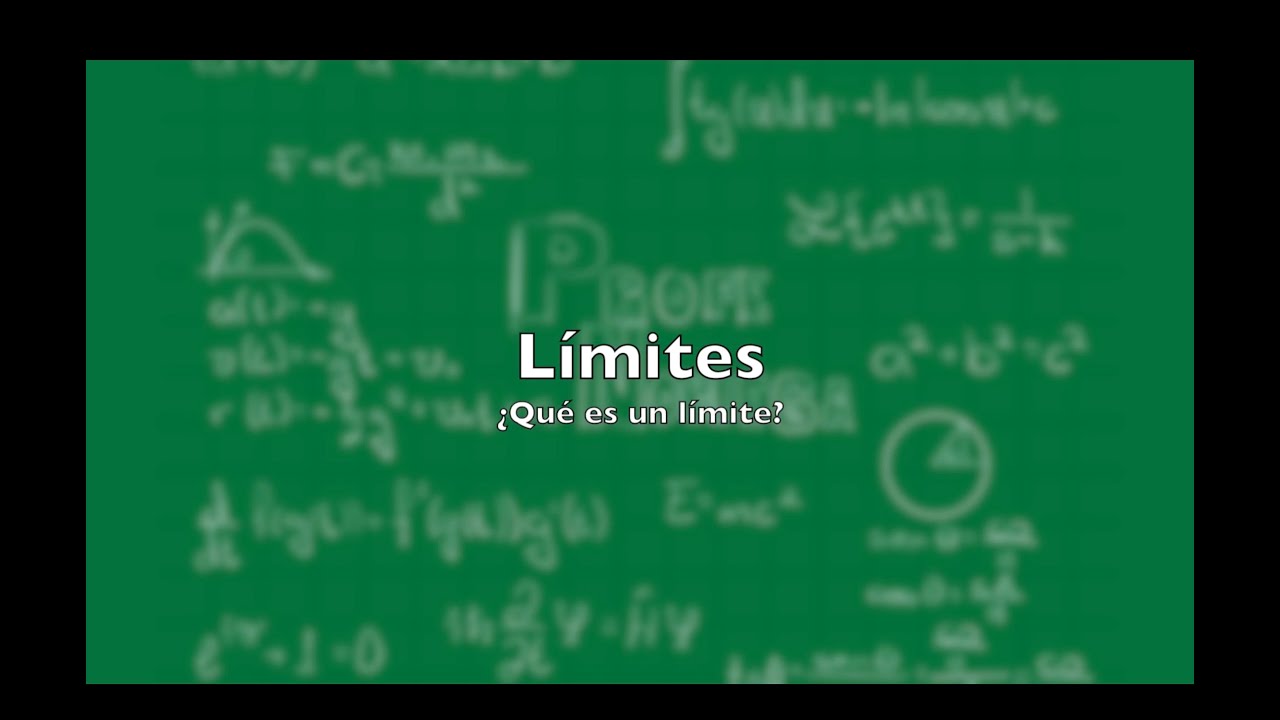 ¿Qué es un límite?